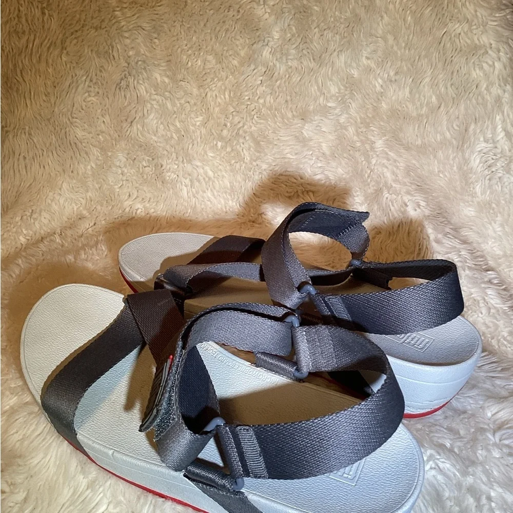 Fitflop sufa slingback Gray Sandals size 10